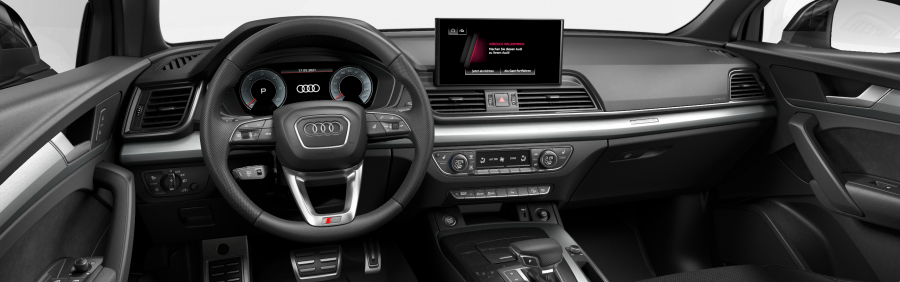 Audi Q5 Sportsback, Q5 SB S line 40 TDI 150kW quattro, barva stříbrná