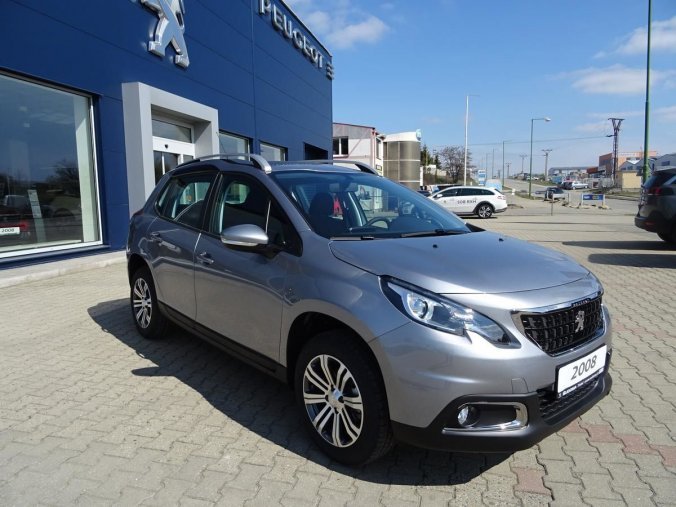 Peugeot 2008, ACTIVE 1.2 PureTech 82 S&S MAN, barva šedá