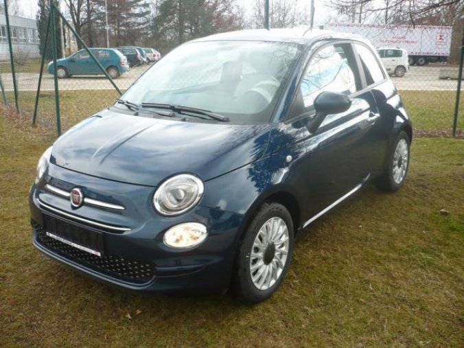 Fiat 500, 1.0 BSG 70k Lounge, barva modrá