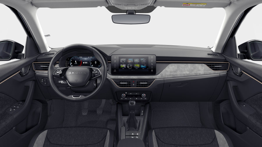 Škoda Scala, 1,5 TSI 110 kW 6-stup. mech., barva černá