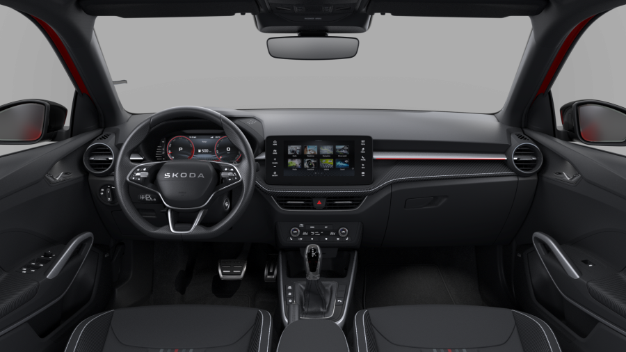 Škoda Fabia, 1,5 TSI 130 kW 7-stup. automat., barva červená