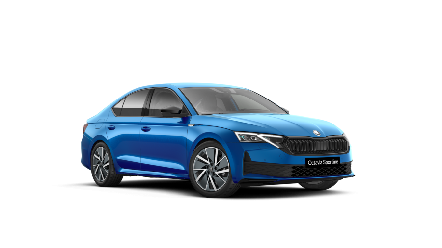 Škoda Octavia, 1,5 TSI m-HEV 110 kW 7° automatická DSG, barva modrá