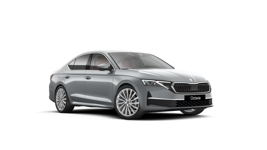 Škoda Octavia, 2,0 TDI 110 kW 7° automatická DSG, barva stříbrná