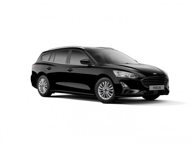 Ford Focus, FOCUS KOMBI, TITANIUM, 1.0 ECOBOOST 125K, 6ST MAN, barva černá
