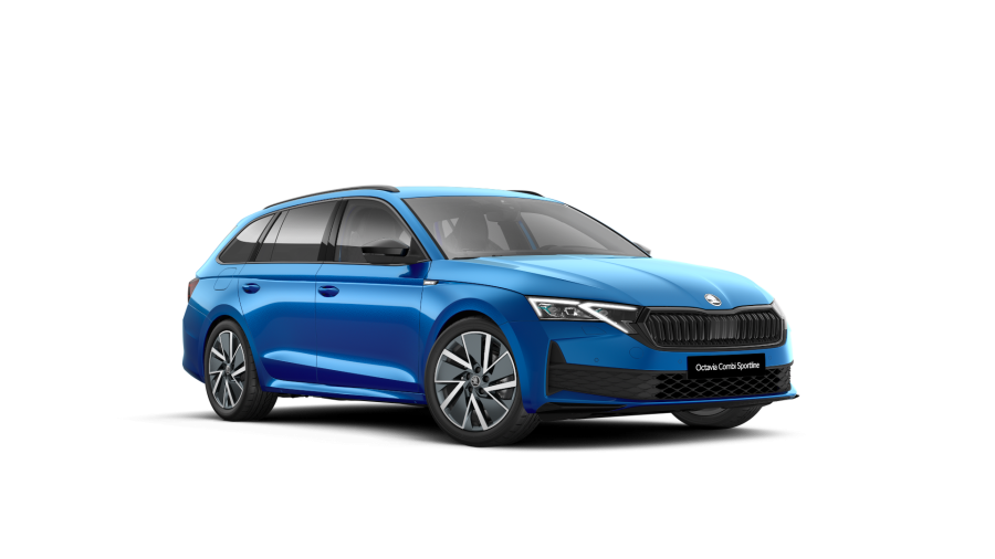 Škoda Octavia, 1,5 TSI m-HEV 110 kW 7-stup. automat., barva modrá