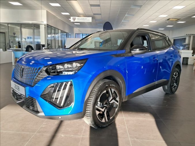 Peugeot 2008, Peugeot 2008 1,2 PureTech 130k EAT8  GT, barva modrá