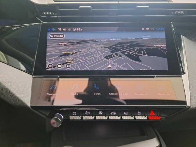 Peugeot 408, Peugeot 408 ALLURE Hybrid 136 e-DCS6, barva modrá