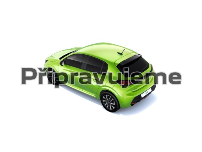 Peugeot 208, Peugeot 208 STYLE Elektromotor 100 kW / 136 k (Baterie 50 kWh), barva žlutá