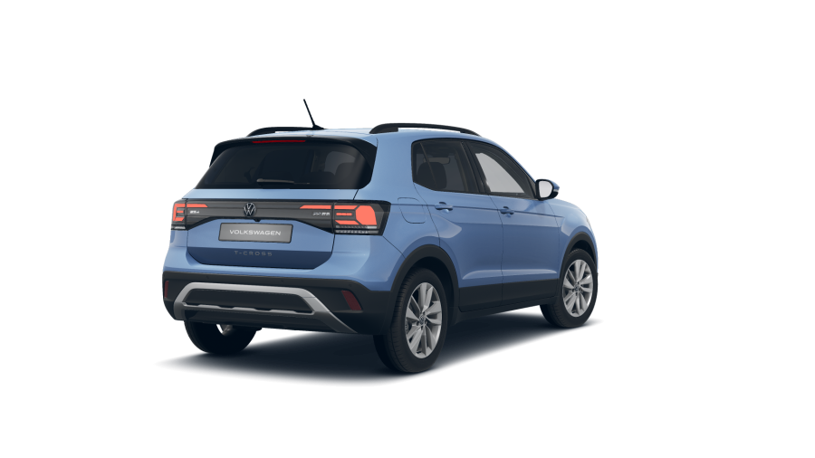 Volkswagen T-Cross, T-Cross People 1.0 TSI 85 kW 7DSG, barva modrá