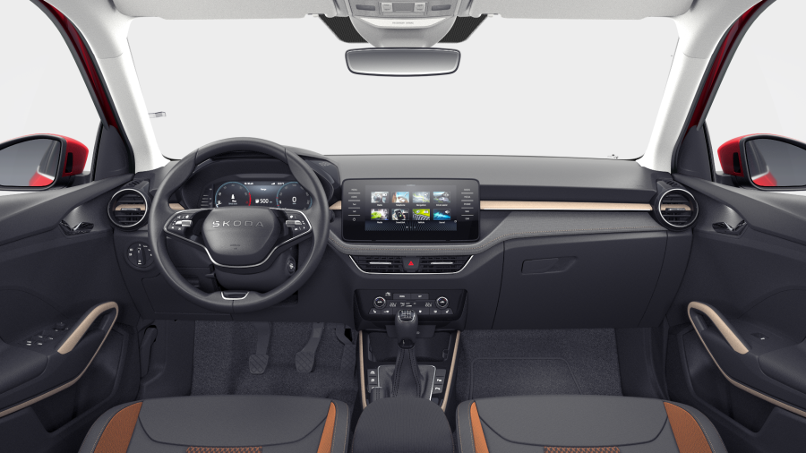 Škoda Fabia, 1,0 TSI 85 kW 6° manuální, barva červená