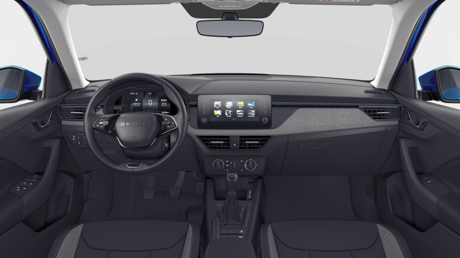 Škoda Kamiq, 1,0 TSI 85 kW 6° manuální, barva modrá