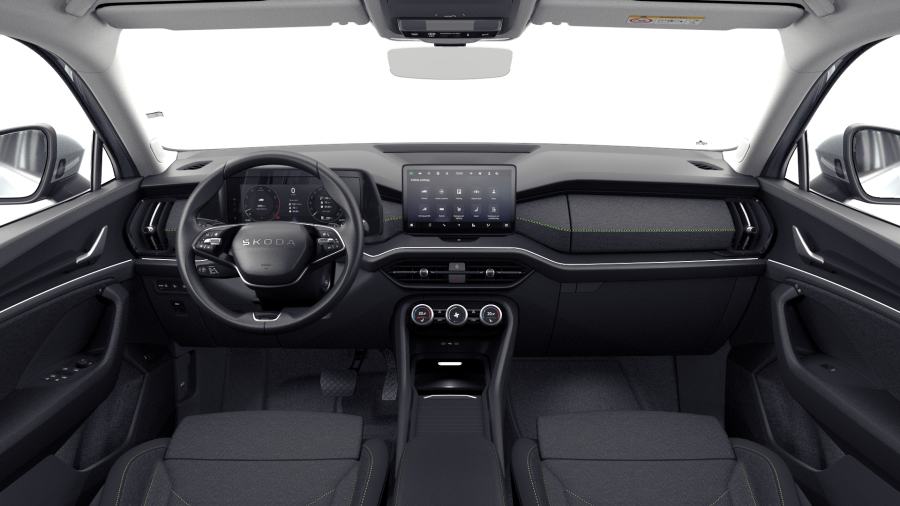 Škoda Kodiaq, 1,5 TSI m-HEV 110 kW 7° automatická DSG, barva stříbrná