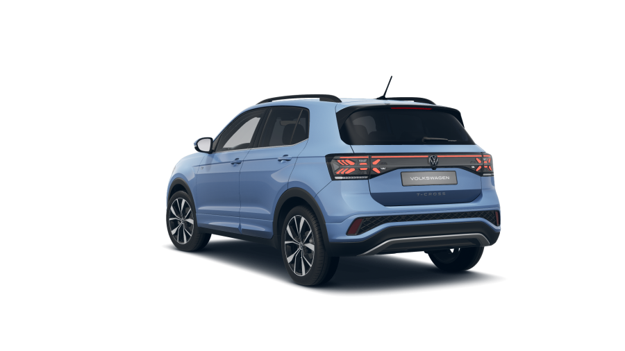 Volkswagen T-Cross, T-Cross R-Line People1.5 TSI 110 kW 7DSG, barva modrá