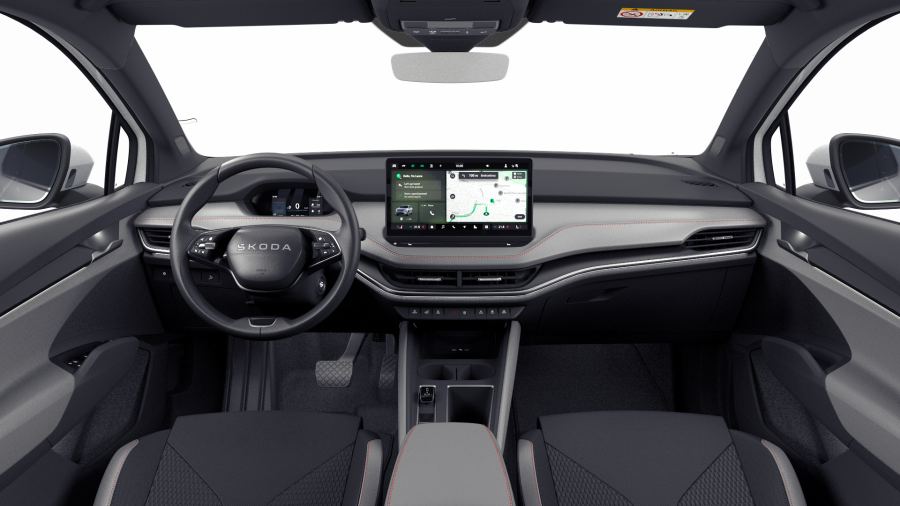 Škoda Enyaq iV, 82 kWh 210 kW 1° automatická, barva bílá