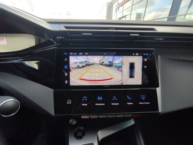Peugeot 408, Peugeot 408 ALLURE Hybrid 136 e-DCS6, barva modrá