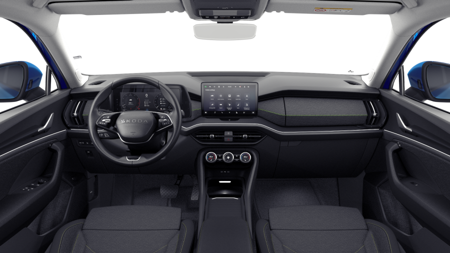 Škoda Kodiaq, 1,5 TSI m-HEV 110 kW 7-stup. automat., barva modrá