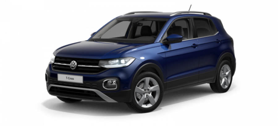 Volkswagen T-Cross, Style 1,0 TSI 85 kW 7DSG, barva modrá