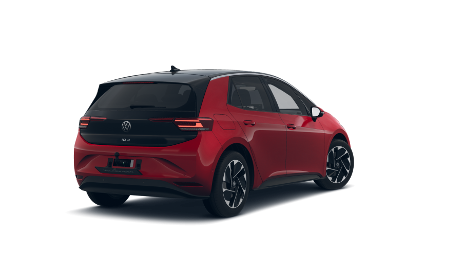 Volkswagen ID.3, ID.3 Pure People 125 kW, 52 kWh, barva červená