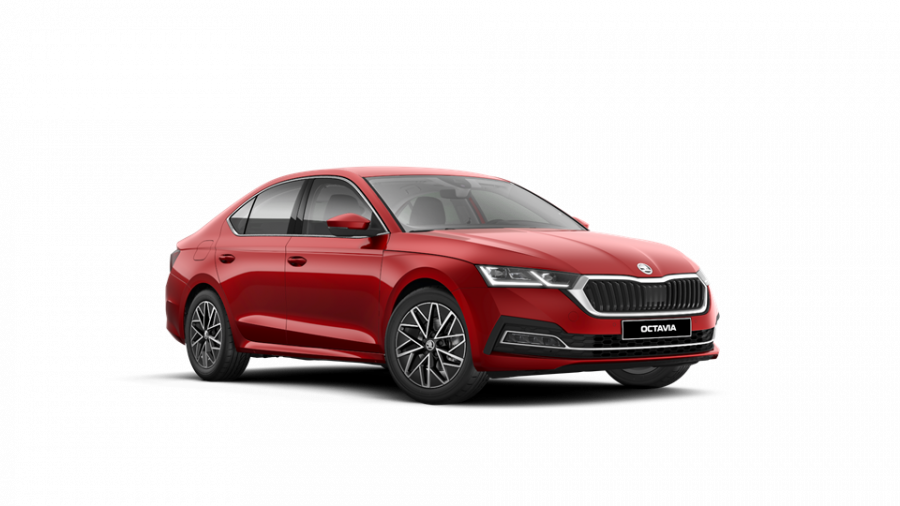 Škoda Octavia, 2,0 TDI 110 kW 6-stup. mech., barva červená