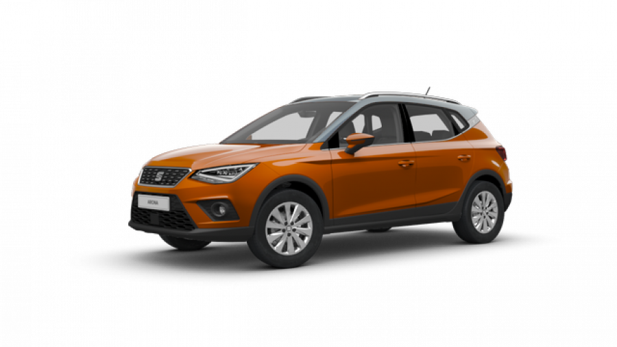 Seat Arona, Xcellence 1.0 TSI 95k, barva oranžová