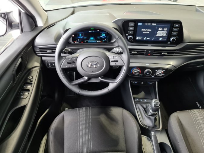 Hyundai Bayon, 1,0 T-GDI 74 kW 6st. manuální, barva bílá