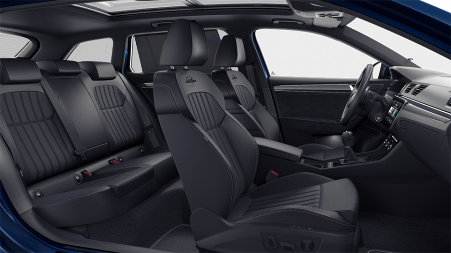 Škoda Superb, 2,0 TDI 147 kW 7-stup. automat. 4x4, barva modrá