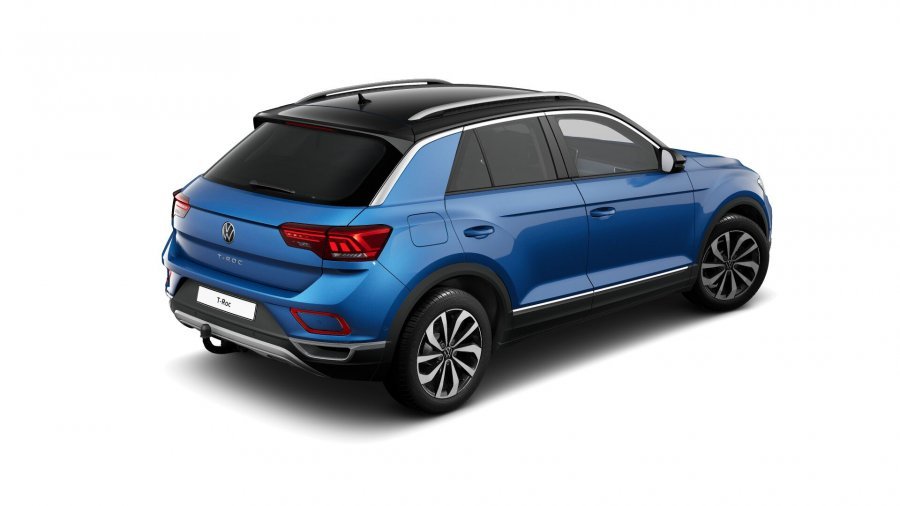 Volkswagen T-Roc, T-Roc Style 1,5 TSI 110 kW 6G, barva modrá