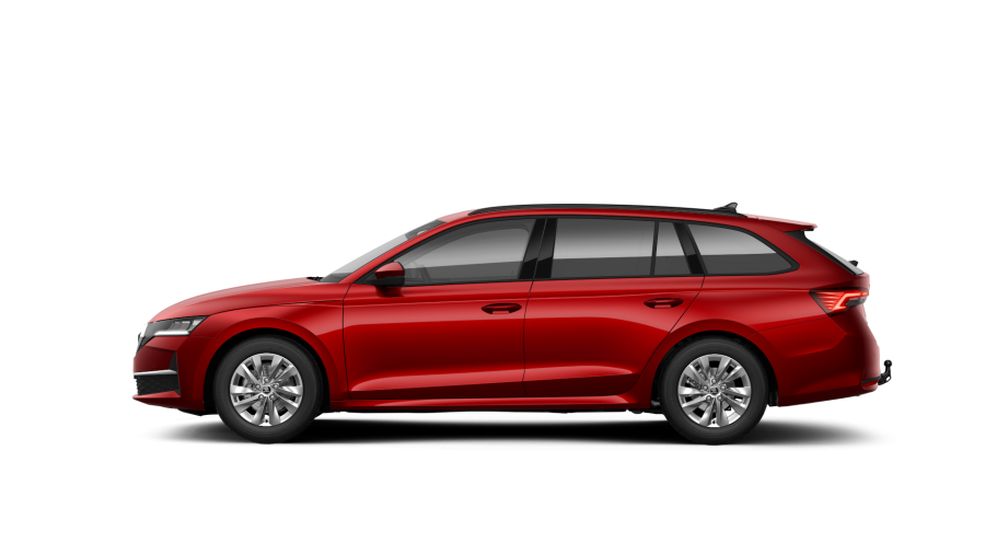 Škoda Octavia, 1,5 TSI Hybrid 110 kW 7° automatická DSG, barva červená