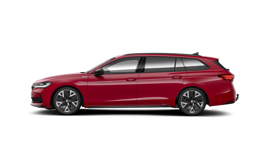 Škoda Superb, 2,0 TSI 195 kW 7-stup. automat. 4x4, barva červená