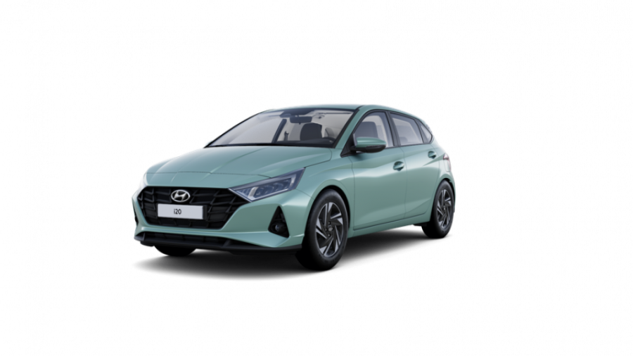 Hyundai i20, 1,0 T-GDI 74 kW 6st. manuální, barva zelená