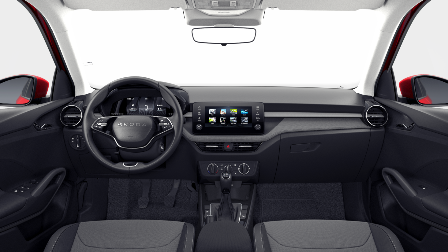 Škoda Fabia, 1,0 TSI 85 kW 6° manuální, barva červená
