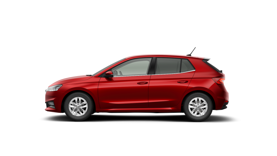 Škoda Fabia, 1,0 TSI 70 kW 5° manuální, barva červená