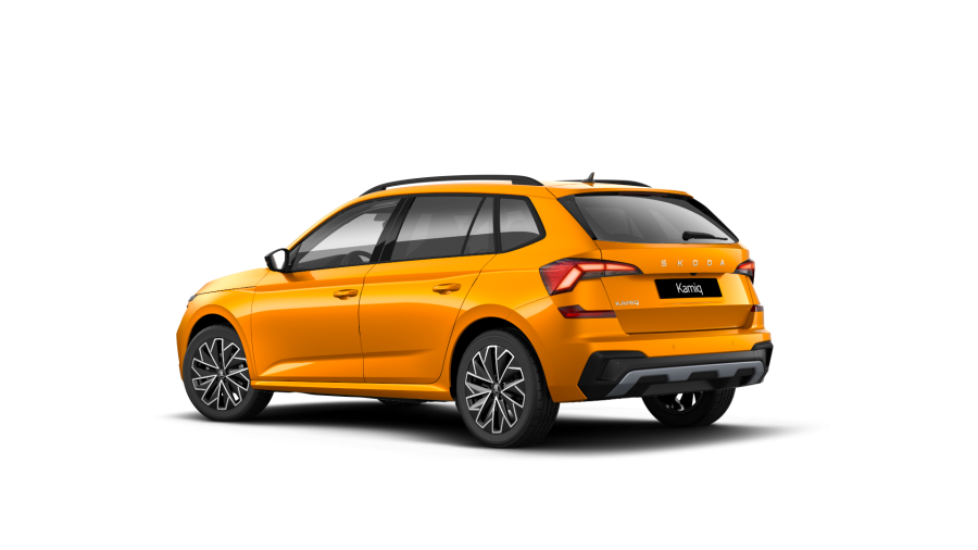 Škoda Kamiq, 1,0 TSI 85 kW 6° manuální, barva oranžová