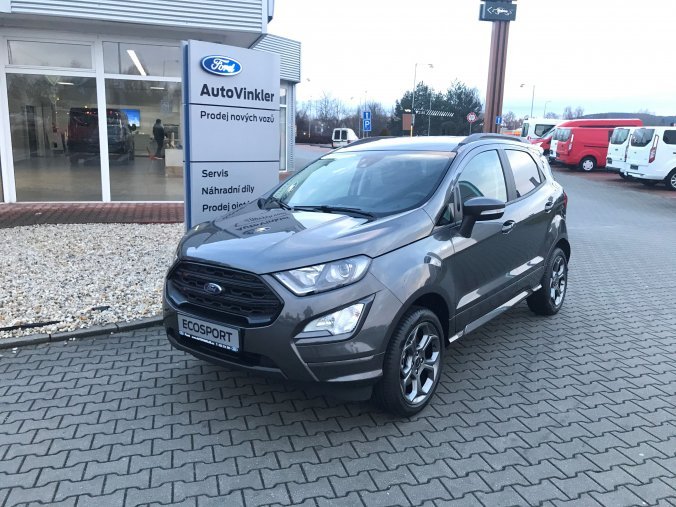 Ford EcoSport, ST-Line, 5dveřová, 1.0 EcoBoost 92 kW/125 k, 6st. manuální, barva šedá