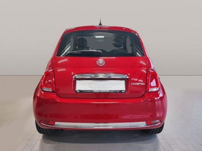Fiat 500, RED 1.0 BSG HYBRID 70k, barva červená