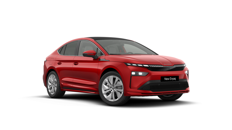 Škoda Enyaq iV, 82 kWh 210,00 kW 1° automatická 4x4, barva červená