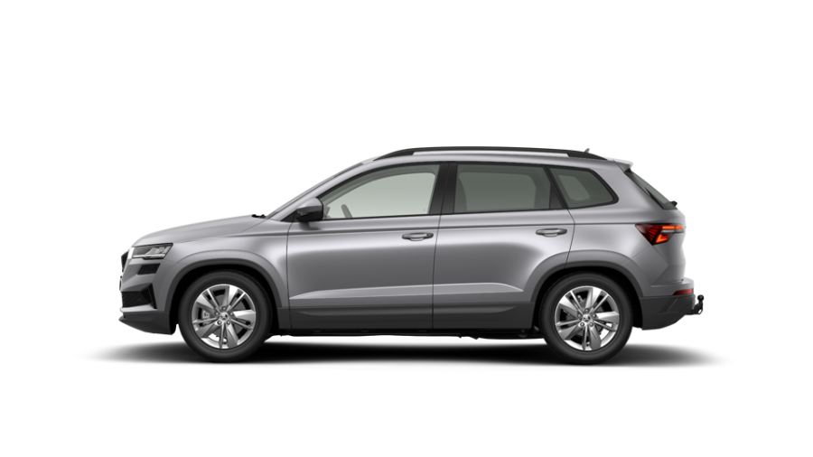 Škoda Karoq, 1,5 TSI 110 kW 7° automatická DSG, barva stříbrná