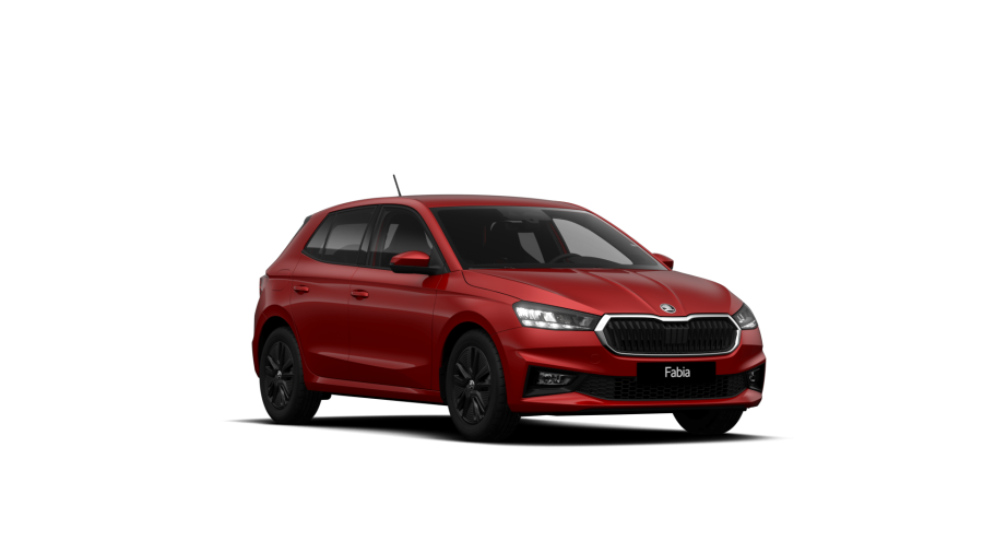 Škoda Fabia, 1,0 TSI 85 kW 6-stup. mech., barva červená