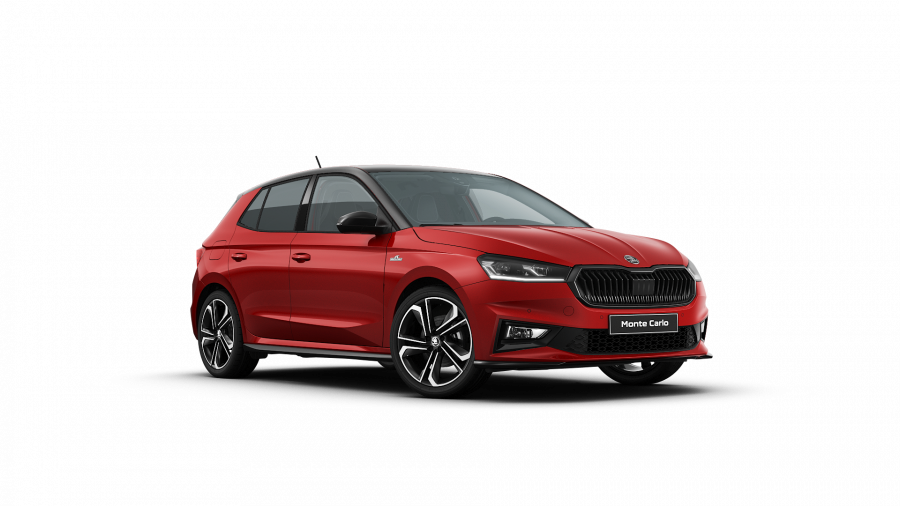 Škoda Fabia, 1,5 TSI 110 kW 7-stup. automat., barva červená