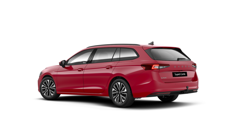 Škoda Superb, 2,0 TDI 110 kW 7-stup. automat., barva červená