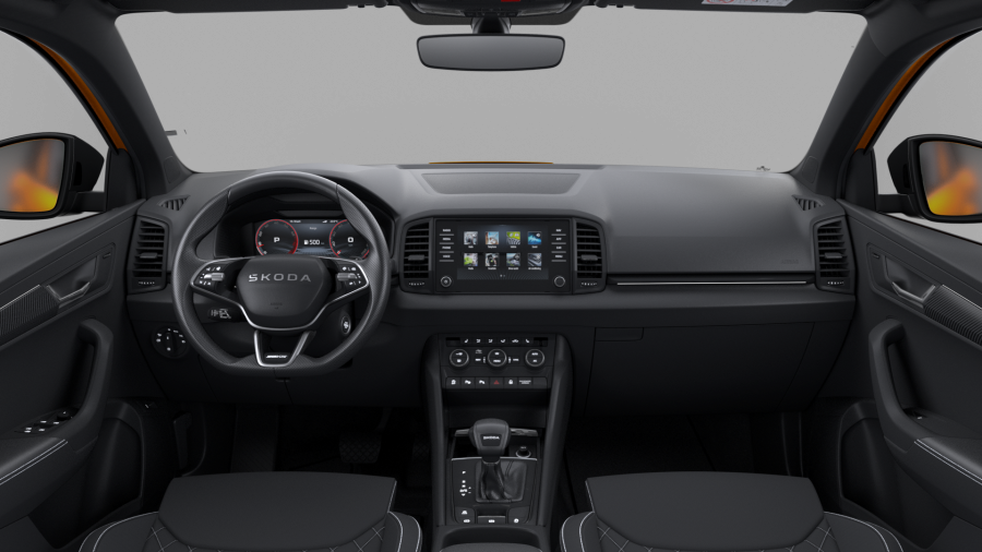 Škoda Karoq, 1,5 TSI 110 kW 7-stup. automat., barva oranžová