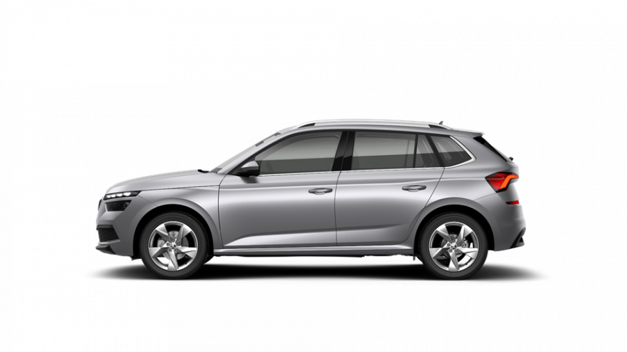 Škoda Kamiq, 1,0 TSI 81 KW 6-stup. mech., barva stříbrná
