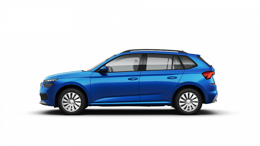 Škoda Kamiq, 1,0 TSI 81 KW 7-stup. automat., barva modrá
