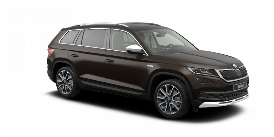 Škoda Kodiaq, 2,0 TDI 140 kW 7-stup. automat. 4x4, barva hnědá