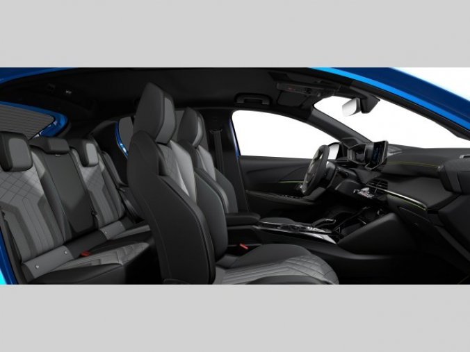 Peugeot 208, e-GT 136k 50 kWh, barva modrá