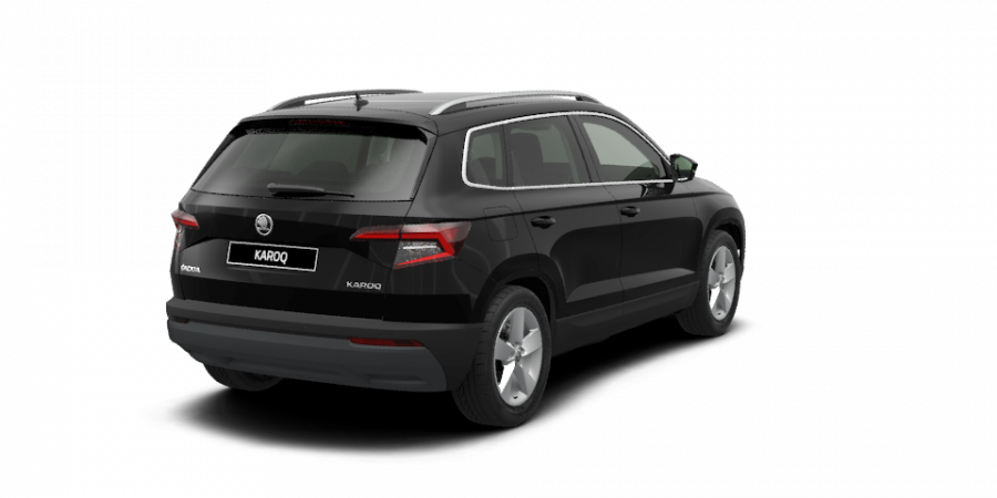 Škoda Karoq, 1,0 TSI 85 kW 6-stup. mech., barva černá