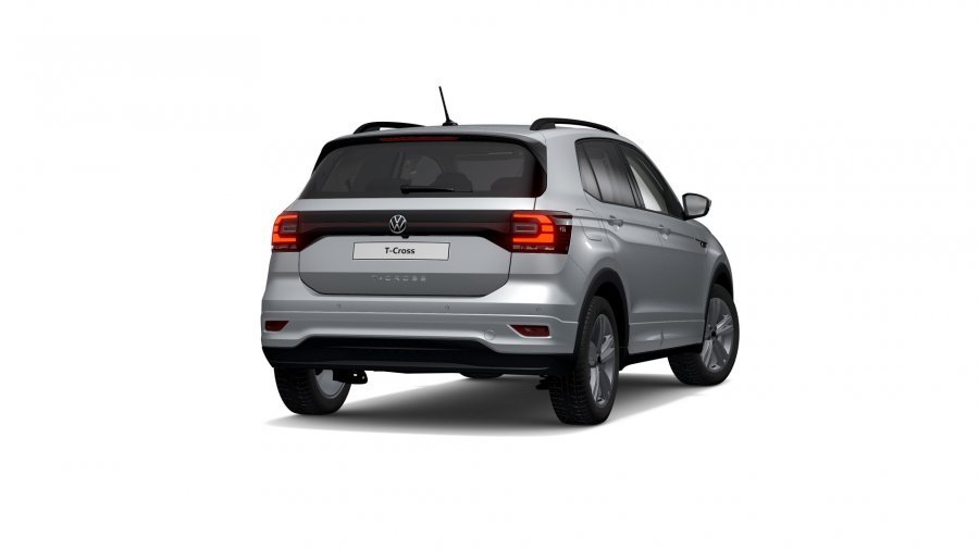 Volkswagen T-Cross, T-Cross Life 1,0 TSI 81 kW 6G, barva stříbrná