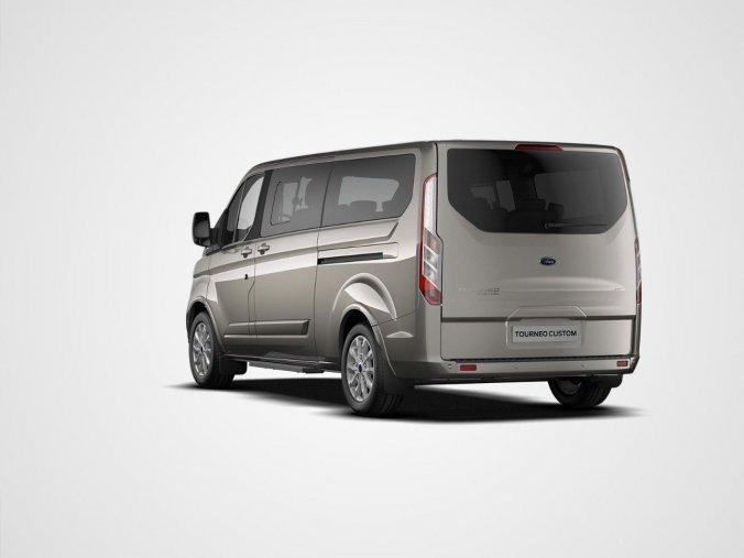 Ford Tourneo Custom, MPV,  L2 TITANIUM X 2,0 EcoBlue 136 kW / 185 k 6st. automatická, barva stříbrná