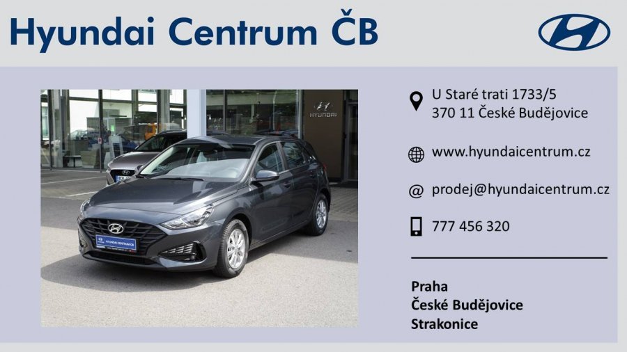 Hyundai i30, 1,5i CVVT 81 kW (95 NAT) 6 st. man, barva černá