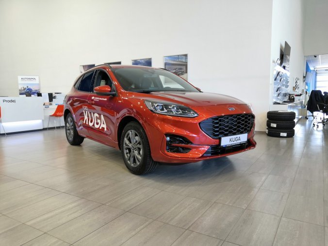 Ford Kuga, ST-Line X, 5dveřová, 1.5 EcoBlue 88 kW/120 k, 6st. manuální, barva oranžová